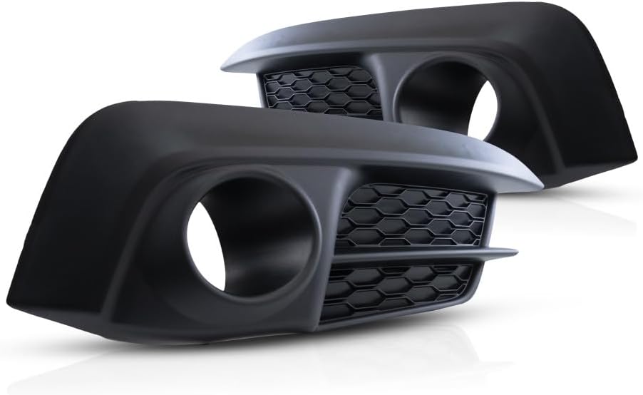 For Honda Civic Fog Light Cover 2016 2017 2018 Driver and Passenger Side Pair | Sedan | Primed | For HO1038129, HO1039129 | 71108-TBA-A10, 71103-TBA-A10