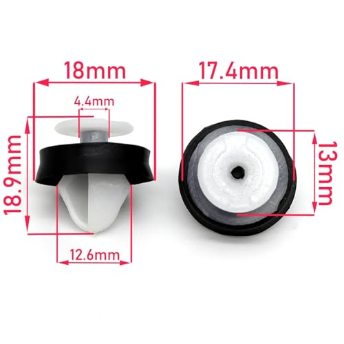 Car Clips for Vauxhall for Opel for Meriva for B 2017 2016 2015 2014 2013 2012 2011 2010 Car Door for Card for Panel for Trim Pillar Clips W/for Rubber for Seal Rivets(40Pcs)(20Pcs)