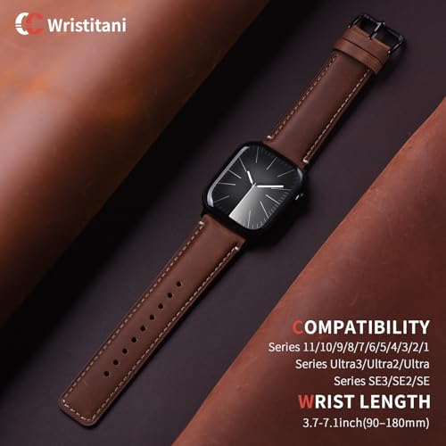 Image of Wristitani Genuine Leather Strap for Apple Watch