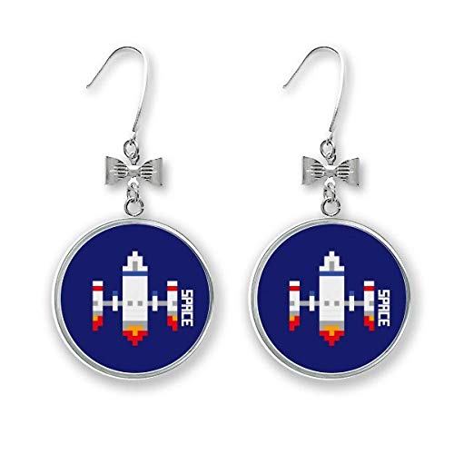 Boucles d'oreilles fusée légères pour oreilles percées sensibles motif nœud sans gêne