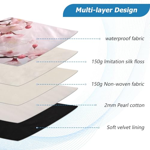 Funda para portátil 13-14 pulgadas Cherry Bloom Butterfly miniatura 4