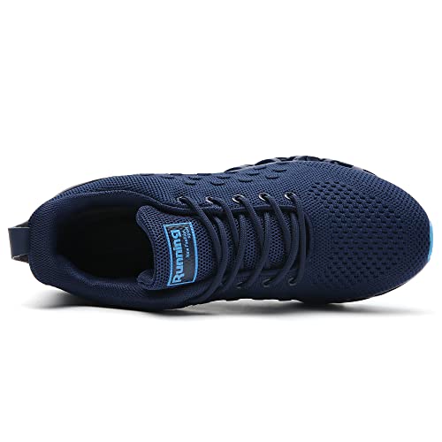 Tsiodfo Running Shoes For Women Sneakers Navy Blue Size 8.5 Lace Up Athletic Tennis Walking Shoe Runner Gym Workout Jogging Sneaker #TOP1