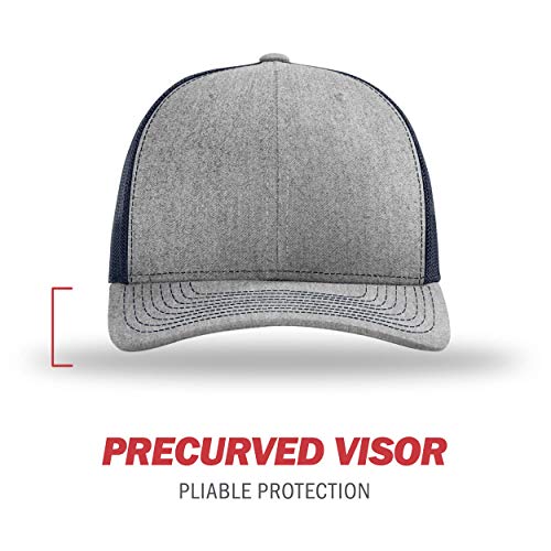 Image of Richardson 112P Patterned Snapback Trucker Hat - Custom Leather Patch Hat | No Minimals | Volume Tiered Pricing