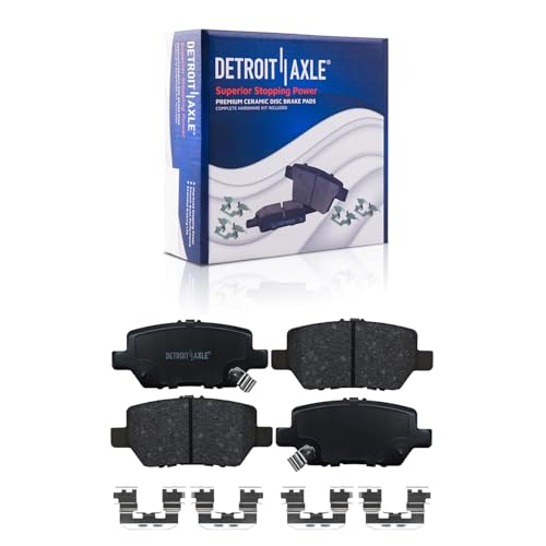 Image of Detroit Axle - Rear Brake Kit for 2005-2012 RL Disc Brake Rotors Ceramic
