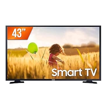 Smart TV LED 43" Full HD Samsung LH43BETMLGGXZD, 2 HDMI, 1 USB, Wi-Fi, HDR, Sistema Operacional Tizen e Dolby Digital Plus
