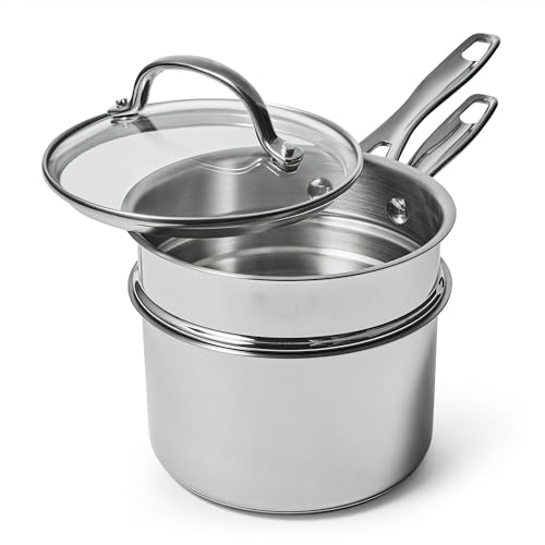 Sur La Table Signature Stainless Steel Double Boiler, 2 qt.