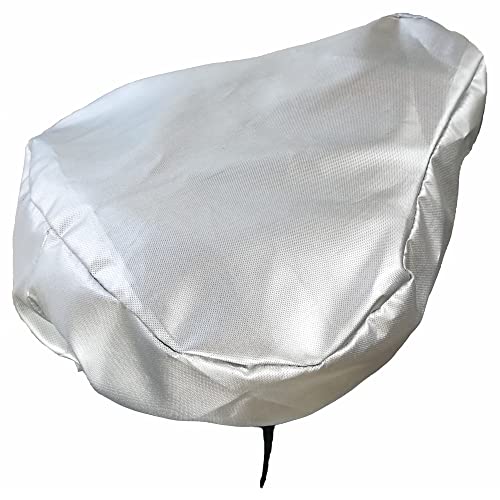 Large Uv Protective Waterproof Bike Saddle Cover, Wide Bicycle Seat Rain Cover With Elastic, Oversized Memory Foam Bike Seat Cushion Cover - 11" X 11" #TOP6