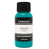 Acrylic Leather Paint, Turquoise, Restore Paint Customize Shoes Sneakers Purse Bag & Cleats 1 oz.