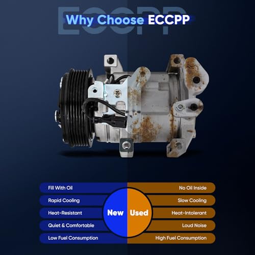 Image of ECCPP AC Compressor 2011-2013 Fit for Subaru Forester 2.5L | Fast Cooling Air Conditioning Compressor