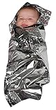 MABIS Sterile Foil Baby Bunting Emergency Heat-Conserving Baby Blanket for Newborns and Infants