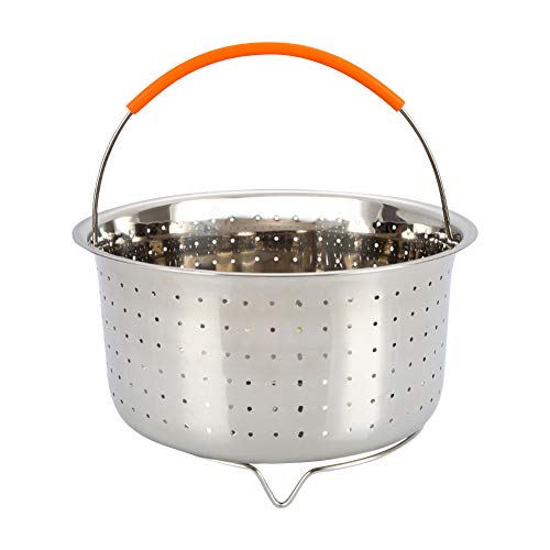 Gtagain Cuisine Accessoires Paniers a Vapeur - Acier Inoxydable Cuiseur À Vapeur Steam Basket Autocuiseur Anti Ebouillantage Steamer Multi Fonction Fruit Panier De Nettoyage