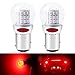 ALOPEE- (Paquete de 2) Bombilla LED Roja Brillante de Repuesto para Automóvil de Posición Trasera y luz de Freno para Stock # 1157 1016 1034 7528 2057 2357, con 39 Piezas 3014 Chipsets, 12V-DC.