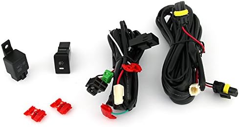 AKKON - For 2007-2013 Toyota Tundra Pickup Truck Bumper Driving Smoke Fog Lights w/Bulb + Switch +Wiring Harness