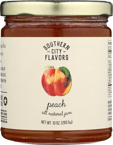 Southern City Flavors, Jam Peach, 10 Ounce