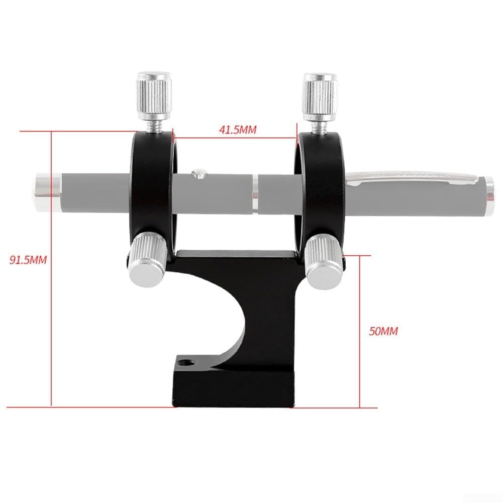 Support de pointeur réglable pour télescope astronomique avec coussinet de protection (Noir)