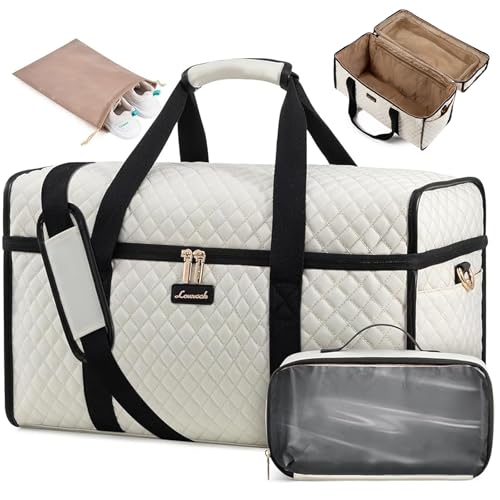 LOVEVOOK Women's Travel Holdall with Shoe Pocket