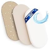 Photo Gallery lenzuola con angoli per passeggino: set di 3: 75 x 35 cm - 2 lenzuola + 1 coprimaterasso impermeabile - accessori per lettino per culla co-sleeping carrozzina beige con stelle bianche Photo Gallery lenzuola con angoli per passeggino: set di 3: 75 x 35 cm - 2 lenzuola + 1 coprimaterasso impermeabile - accessori per lettino per culla co-sleeping carrozzina beige con stelle bianche