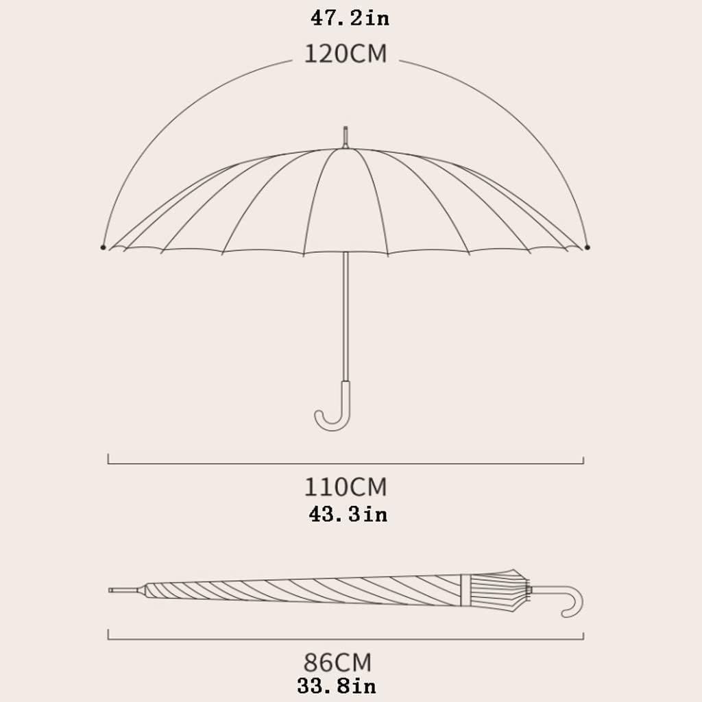 Umbrella Automatic Open Golf Umbrella Extra Large Oversize Windproof Waterproof Stick Umbrellas for Men and Women for Rain and Sun Umbrella