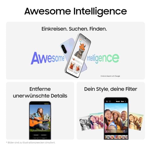 Samsung Galaxy A36 5G AI Smartphone ohne Vertrag, Simlockfreies AI Handy mit Android, 6 GB RAM, 128 GB Speicher, 50-MP-Kamera, Awesome White, 2,5 Jahre Herstellergarantie – Bild 5
