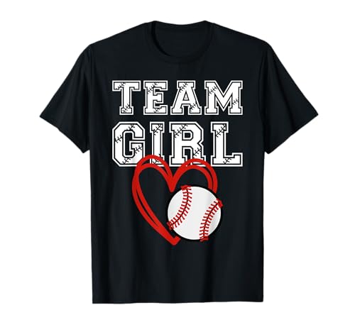 Team Girl Baseball Revelar Género Familia Emparejamiento Embarazada Camiseta