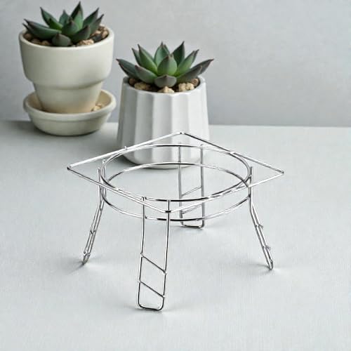 Image of FineArtsMatka Stand Y Fine Trivet Stand Stainless Steel Heat Resistant Trivet for Kitchen Multi-Purpose Heavy Duty Hot Pot & Pan Mat Hot Utensil Stand.