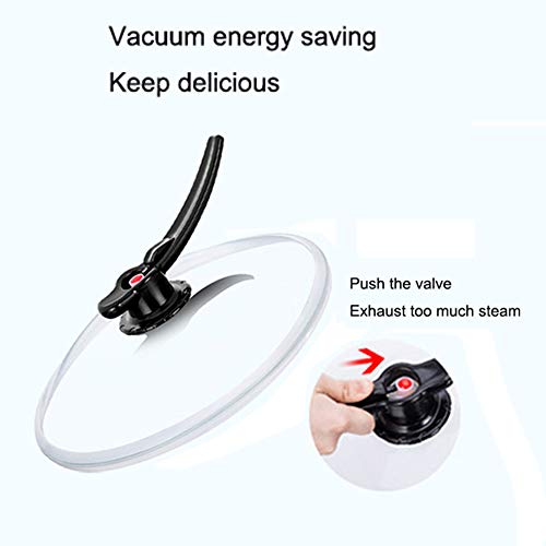 image for JIDI Large Electric Wok with Lid Non Stick, Vacuum Lid, 32cm Electric 