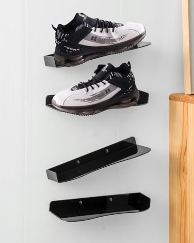 Baffect Schuhregal Wandhalterung für 2 Paar Schuhe