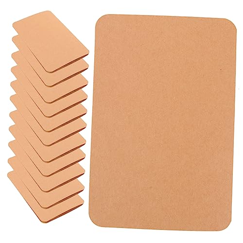Tarjetas de felicitación de papel kraft ecológico Lurrose para manualidades