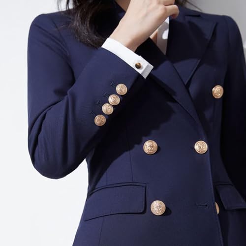 Black 2 Piece Pants Suit for Women - Dressy Business & Casual Work Outfit - Double-Breasted2