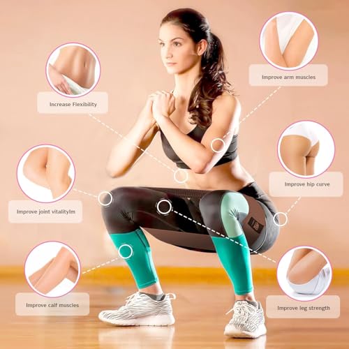 Image of CFX Resistance Bands Set, Exercise Bands with Non-Slip Design for Hips & Glutes, 3 Levels Workout Bands for Women and Men, Booty Bands for Home Fitness, Yoga, Pilates
