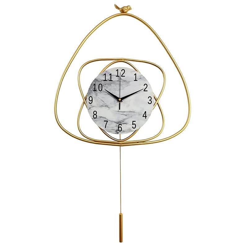 Horloge murale simple moderne TUSUOD : horloge de bureau et décoration salon originale