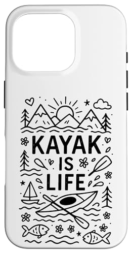 Kayak Canoes-Boat Kayaking, JbN tBbVO JbN V[JbN ނ JbN X}zP[X iPhone 16 Pro p