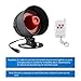 KERUI Wireless Loud Siren Host,Indoor/Outdoor Waterproof Horn up to 115dB for Home Security Alarm System,Can't Work Alone,Have to Work with KERUI Sensors as Home Garage Shed Alarm System