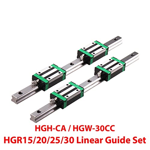 Guide linéaire HGR25 carré anti-vibration 700mm et 4 blocs HGW25CC - 2