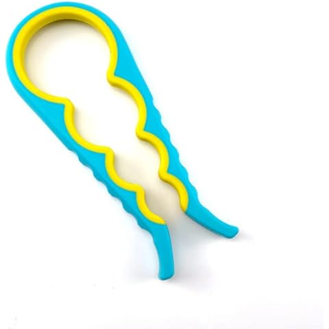 Jar Opener,Bottle Opener,Jar Gripper,Can Opener,Jar Lid Opener,Jar Opener for Arthritic Hands & Weak Hands & Seniors and Woman (Blue) Cover