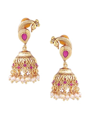 Image of Rubans Gold Plated Necklace Set Traditional Festive Jewellery for Women & Girls