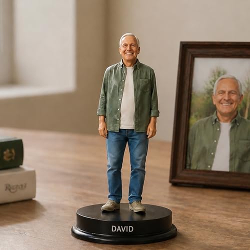 idooodle Personalized 3D Figurine from Photo, Custom 3D Printed Memory Figurines with Name,...
