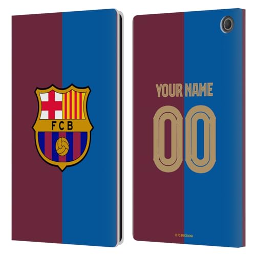 Housse FC Barcelona Amazon Fire Max 11 antichoc avec porte-cartes intégré
