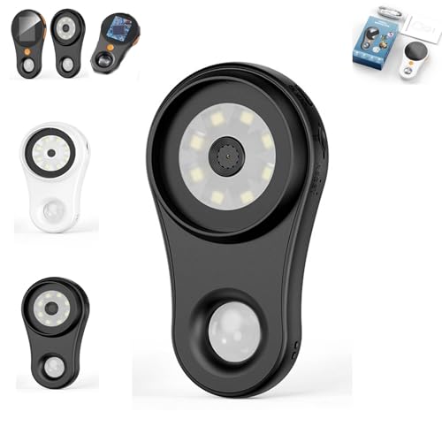 Hailoyearn Magnifying Glass, Portable Handheld Magnifying Glass, 500x Fixed Magnification Microscope, Portable Handheld Digital Electron Microscope, Maintenance Inspection and Observation(Black)