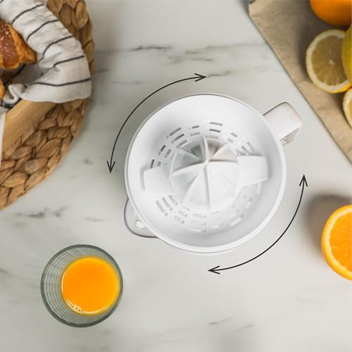 Miniatura 4 de Ufesa Zing Exprimidor Eléctrico De 40w, 0.7l De Capacidad, Cuerpo De Acero Inoxidable, 2 Conos Y Filtro Ajustable, Giro Bidireccional, Encendido Automático, Piezas Desmontables Y Libre De Bpa
