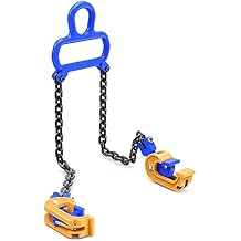 1 Ton Chain Drum Lifter, Manual Hand Chain Hoist Heavy Duty Steel Drum Lifting Tool for Vertical Lifting of Steel & Plastic Drums, Industrial & Warehouse Use