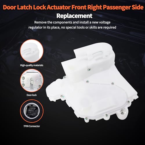 Image of HiSport Door Latch Lock Actuator Front Right Passenger Side 72110-SWA-D01 DLA1015 Compatible with Honda CRV CR-V 2007 2008 2009 2010 2011, 2.4L Sport Utility