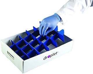 Heathrow Scientific HS120375 Droplet Sample Storage Tray PP, White (Pack of 10)
