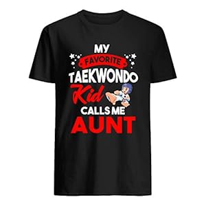 AMIROSSI Mijn favoriete Taekwondo Kid Calls Me Tante T-Shirt