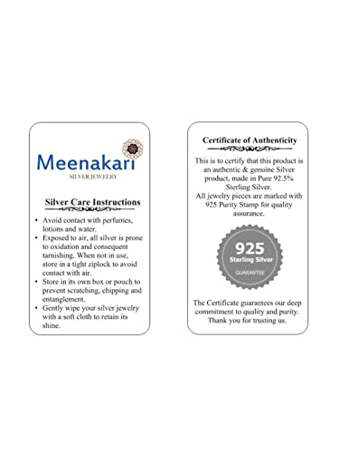 Image of Meenakari 925 Sterling Silver Infinity charm adjustable black thread Anklet
