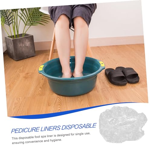 100 unidades de forros desechables para spa de pies miniatura 3