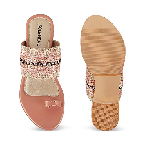 Image of SOLE HEAD Brown Women Sandal