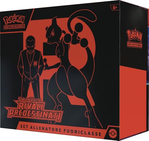 Pokémon TCG: Trainer-Klasse-Set aus der Erweiterung Scharlachrot und Violett – Schicksalhafte Rivalen (eine Vollbild-Promo-Karte, neun Erweiterungspackungen und Premium-Zubehör)
