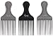 Goody Comb & Lift Hair Pick, 3 Count, Assorted Colors (Pack of 2)