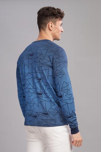Image of ADRO Full Sleeve Tshirt for Men | Colorblock T Shirt for Men | 100% Cotton Tshirt | Full Sleeve Regular Fit T-Shirt | Men's Full Sleeves T Shirts